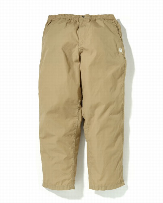 Beige Bape One Point Easy Men's Pants | ZA-02654