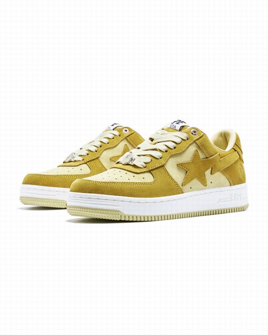 Beige Bape STA #3 M1 Men's Sneakers | ZA-57612