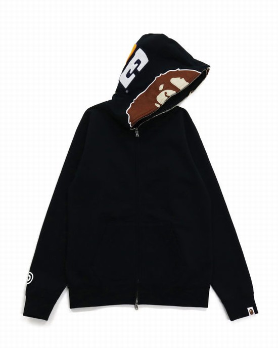 Black Bape 2nd Ape Full Zip Women's Hoodie | ZA-73146