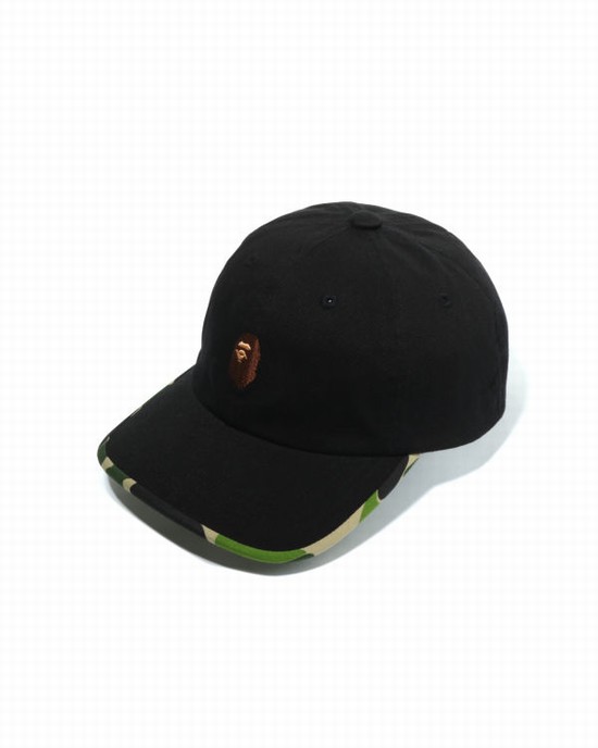 Black Bape ABC Camo Ape Head Kids' Caps | ZA-89045