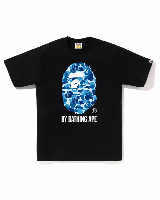 Black Bape ABC Camo By Bathing Ape Men's T Shirts | ZA-06572