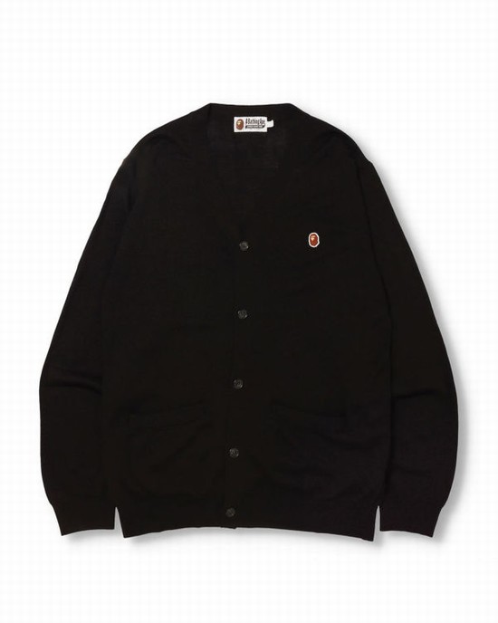 Black Bape Ape Head Men's Knitwear | ZA-54631