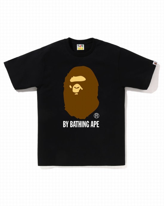 Black Bape By Bathing Ape Men's T Shirts | ZA-46209