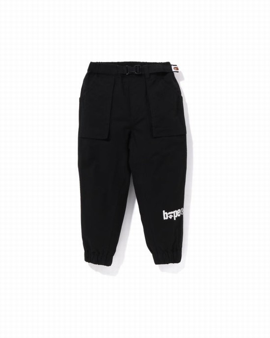 Black Bape Climbing Kids' Pants | ZA-85217