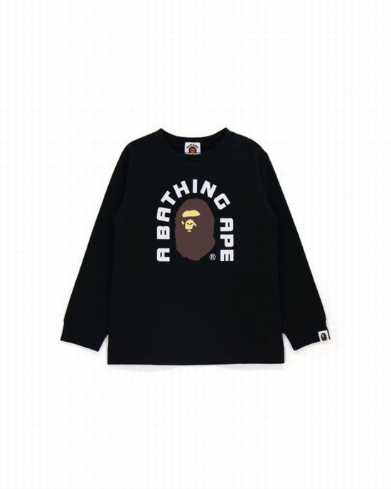 Black Bape College 2020 Kids' T Shirts | ZA-29785