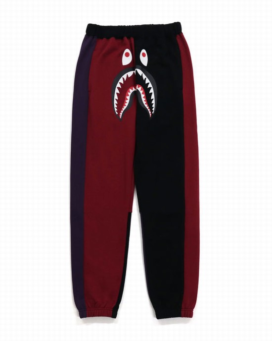 Black Bape Crazy Shark Women's Sweatpants | ZA-12739