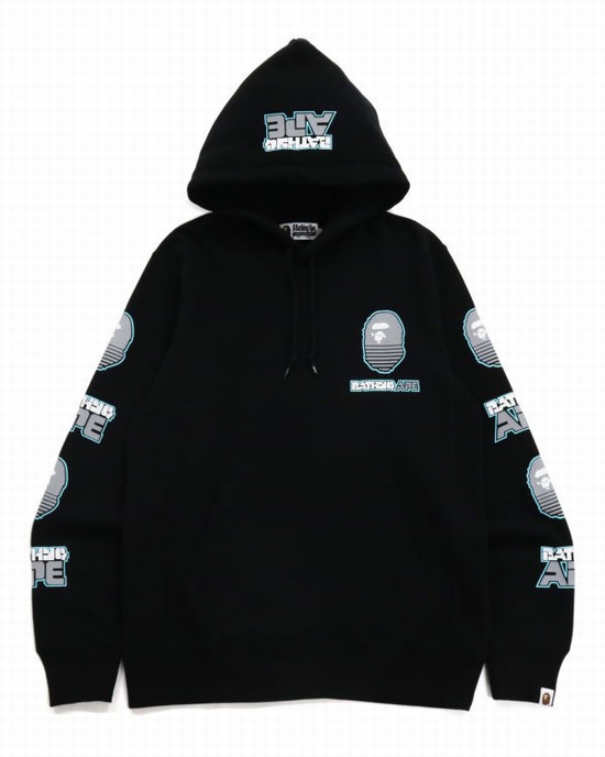 Black Bape Graphic #1 Pullover Men's Hoodie | ZA-63109