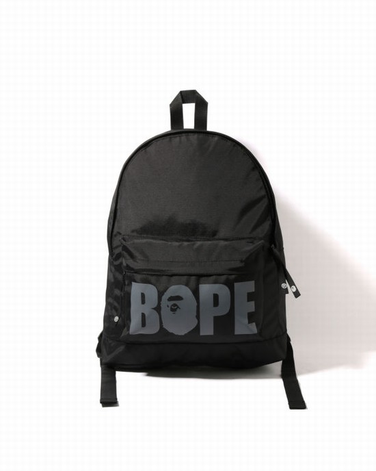 Black Bape Happy New Year Kids' Backpacks | ZA-30629