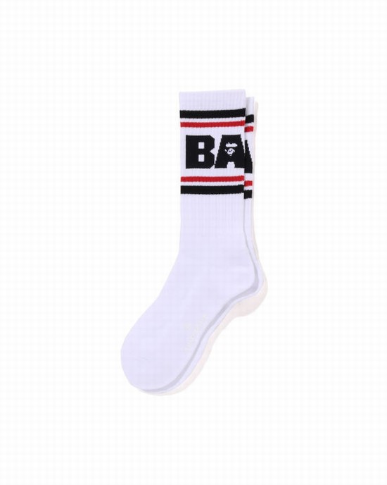 Black Bape Line Men's Socks | ZA-68703