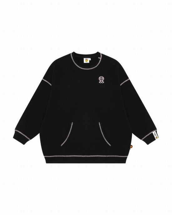 Black Bape Milo Women's Sweatshirts | ZA-98604