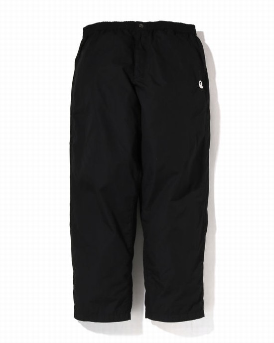 Black Bape One Point Easy Men's Pants | ZA-47652