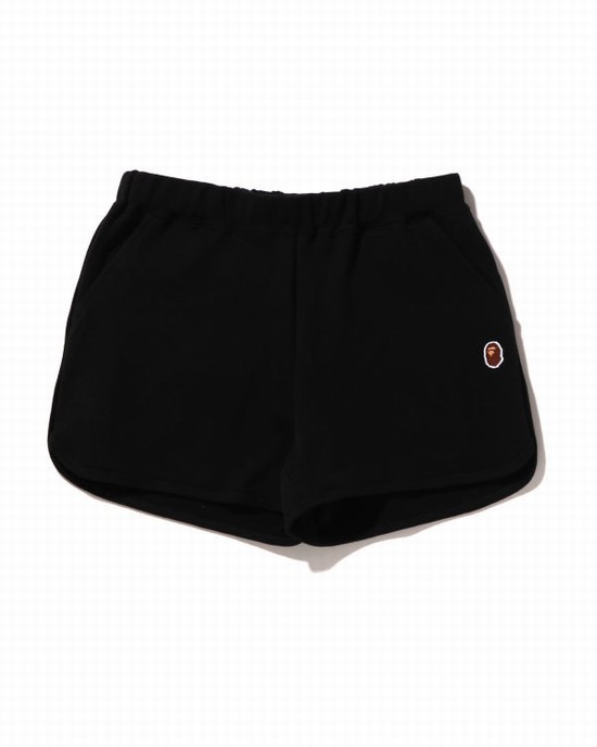 Black Bape One Point Women's Sweatpants | ZA-42531