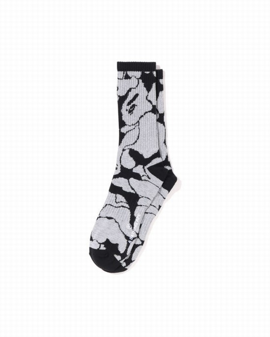 Black Bape Reflective Camo Men's Socks | ZA-53692