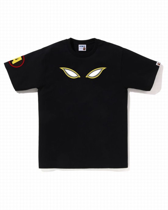 Black Bape Shadow Men's T Shirts | ZA-71698