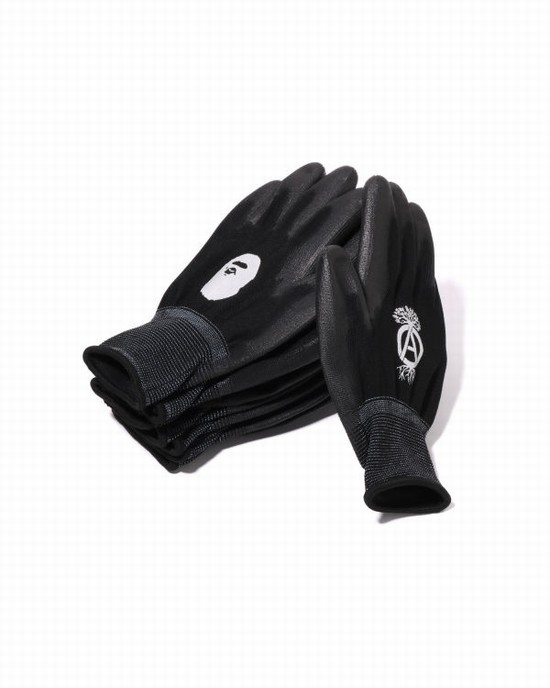 Black Bape X NBHD Men's Gloves | ZA-98576