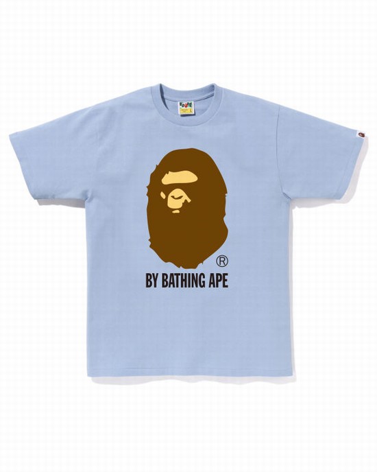 Blue Bape By Bathing Ape Men's T Shirts | ZA-67013