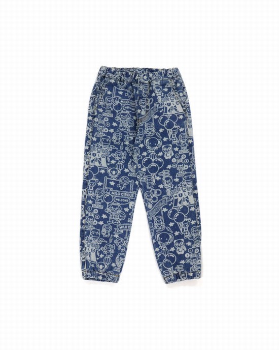 Blue Bape Milo Circus Kids' Jogger | ZA-87294