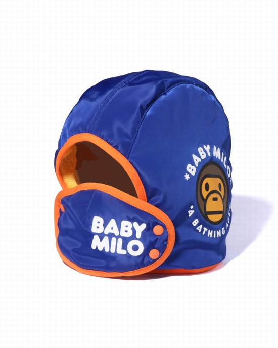 Blue Bape Milo Racing Kids' Caps | ZA-25094