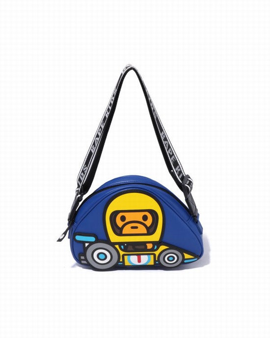 Blue Bape Milo Racing Kids' Shoulder Bags | ZA-70926