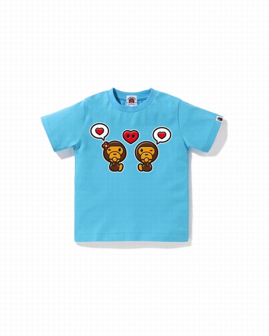 Blue Bape Milo Speech Balloon #1 Kids' T Shirts | ZA-34651