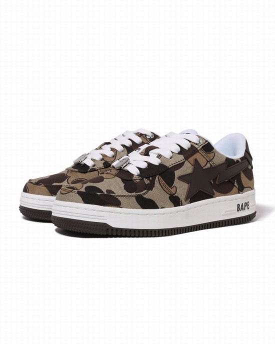 Brown Bape Cookie Camo 2 STA Women's Sneakers | ZA-51638