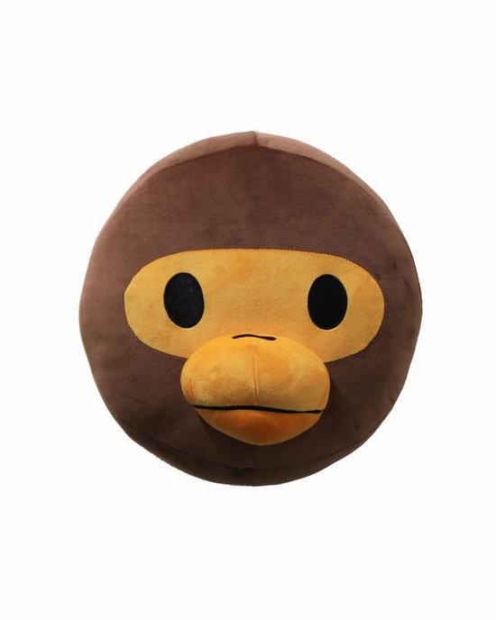 Brown Bape Milo Kids' Cushion | ZA-97638