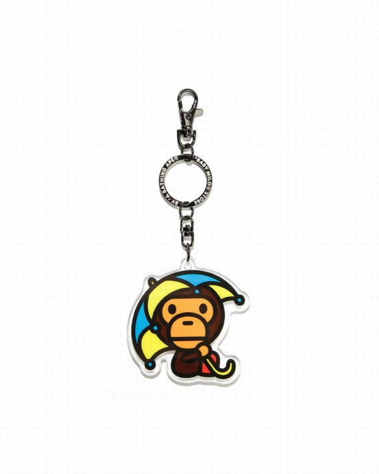 Brown Bape Milo Men's Key Rings | ZA-79641