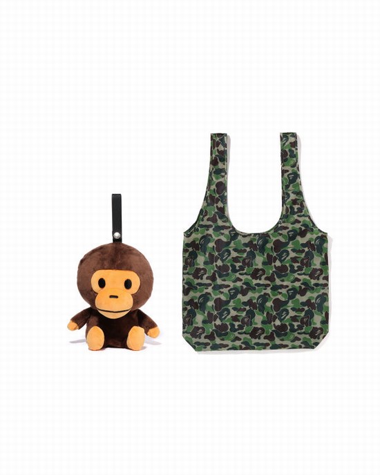 Brown Bape Milo Plush Doll Eco Kids' Handbag | ZA-05198