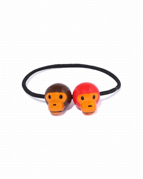 Brown Bape Milo Rubber Band Women's Hair Accessories | ZA-45892