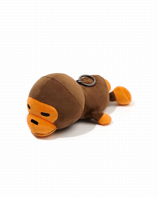 Brown Bape Plush cardholder Women's Wallets | ZA-84951