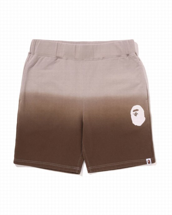 Coffee Bape Gradation Men's Shorts | ZA-64972