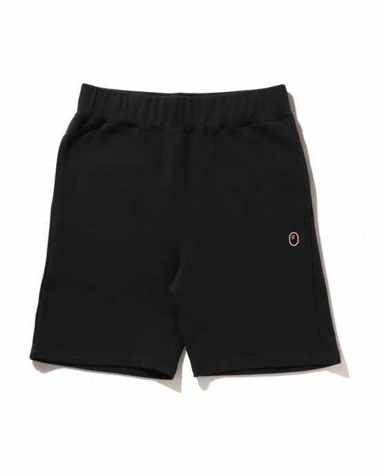 Dark Grey Bape Ape Head One Point Men's Shorts | ZA-73219