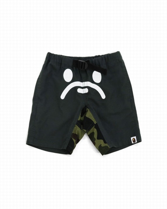 Deep Green Bape Milo Climbing Kids' Shorts | ZA-60458