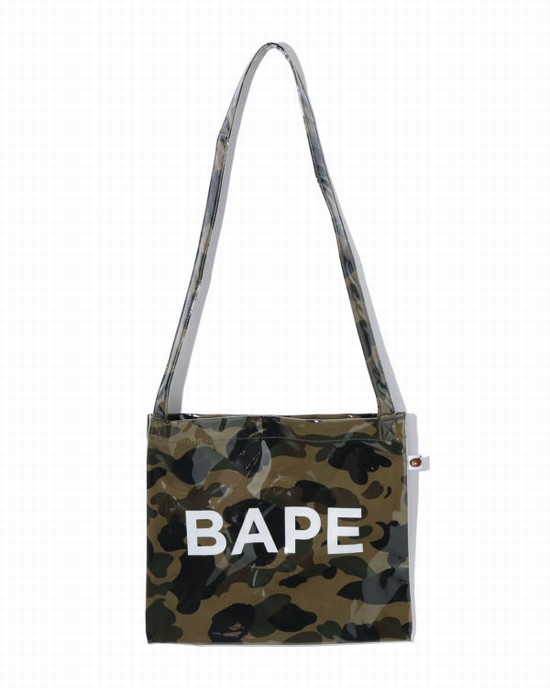 Green Bape 1st Camo Men's Shoulder Bags | ZA-51826