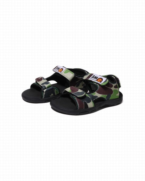 Green Bape ABC Milo Kids' Sandals | ZA-41370