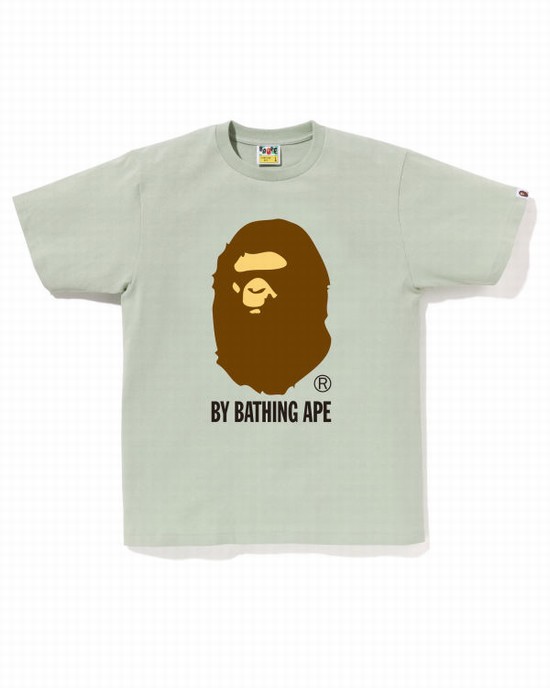 Green Bape By Bathing Ape Men's T Shirts | ZA-24839