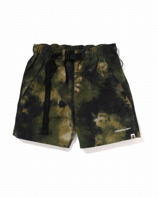 Green Bape Chusen Hybrid Easzy Men's Shorts | ZA-83762