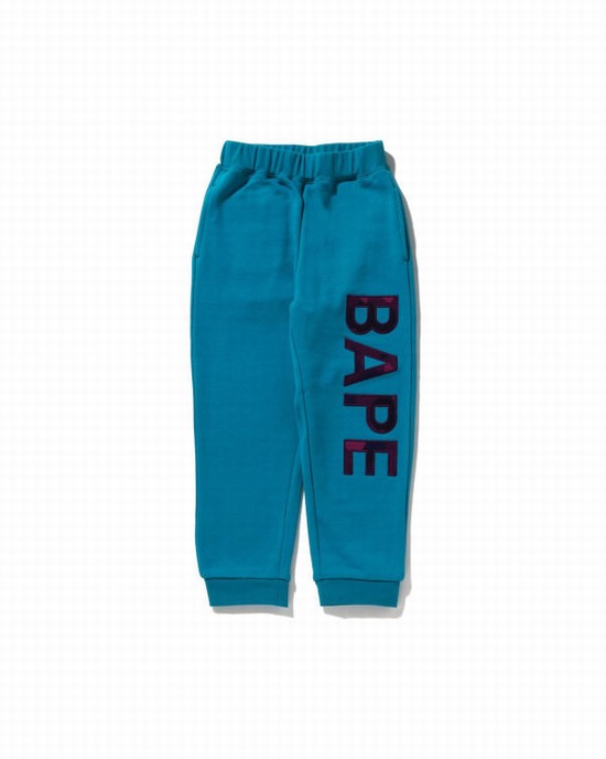 Green Bape Patch Kids' Sweatpants | ZA-26350