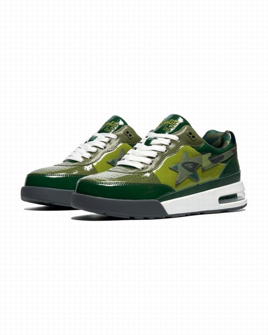 Green Bape Road STA #1 M1 Men's Sneakers | ZA-86934