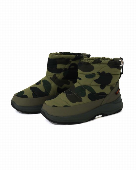 Green Bape X Suicoke Bower Men's Boots | ZA-27354