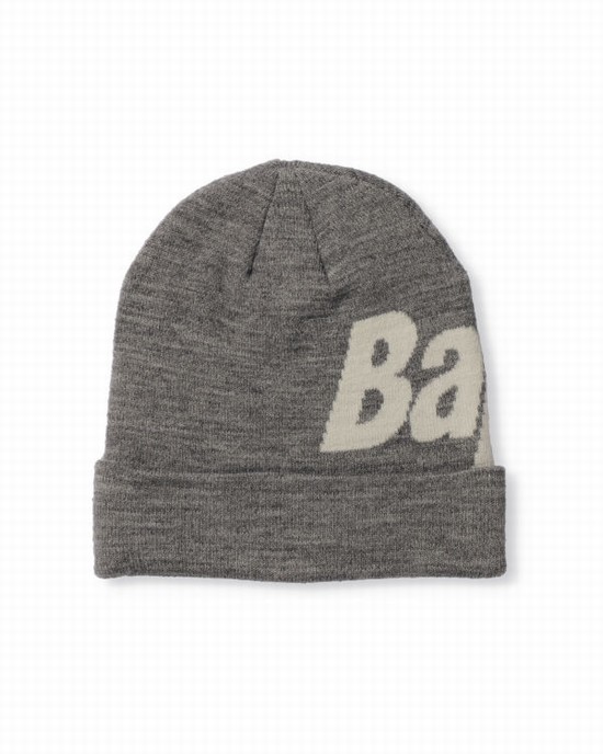 Grey Bape Knit Men's Caps | ZA-64157