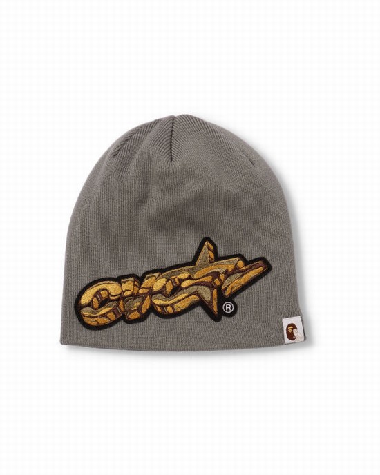 Grey Bape X OVO Men's Caps | ZA-51296