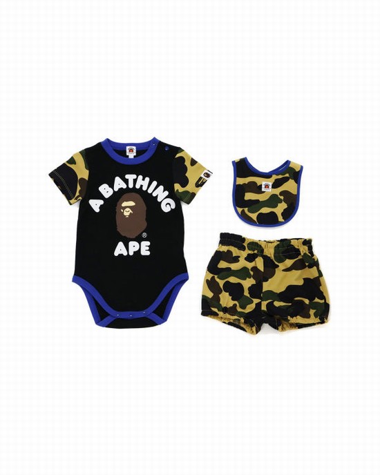 Khaki Bape 1st Camo Gift Kids' Suit | ZA-07481