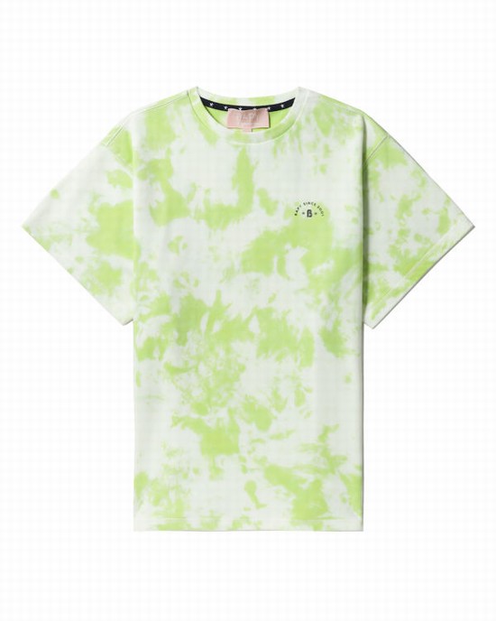 Light Green Bape Logo-dye Women's T Shirts | ZA-86523