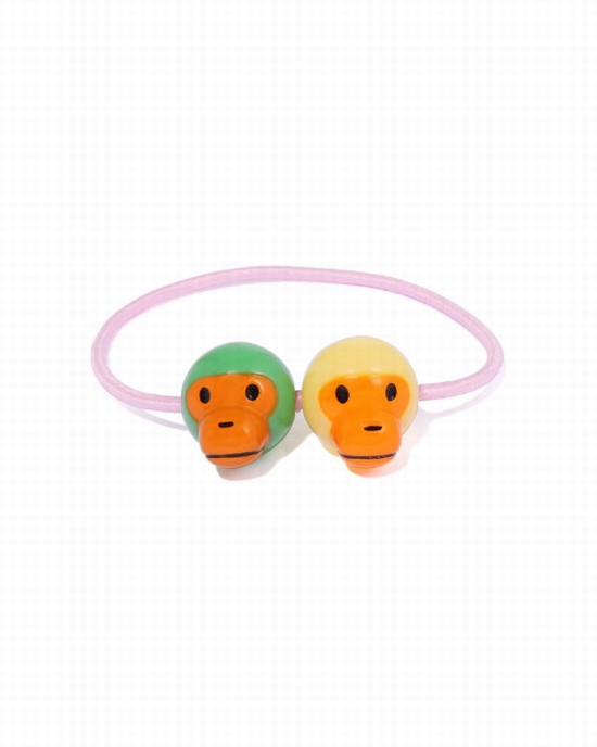 Light Green Bape Milo Rubber Band Women's Hair Accessories | ZA-89132