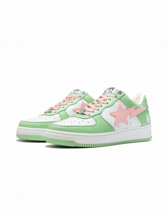 Light Green Bape STA Women's Sneakers | ZA-89642