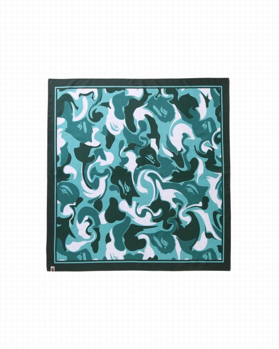 Mint Bape Marble Camo Women's Scarves | ZA-97802