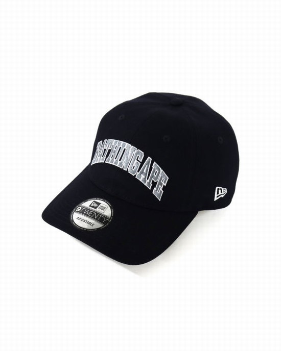 Navy / Blue Bape New Era Bathing Ape 9twenty Men's Caps | ZA-15302