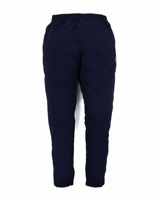 Navy / Blue Bape One Point Track Men's Pants | ZA-82917