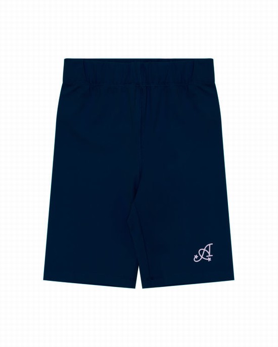 Navy / Blue Bape Slim fit Women's Shorts | ZA-20341